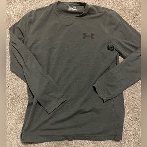 Under Armour gray long sleeve tee shirt
